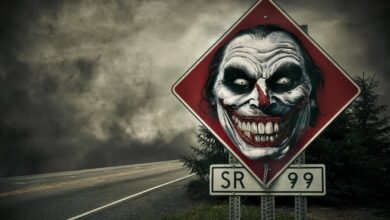disturbing road sign found along sr 99 in seattle.
