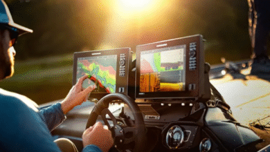 Fish finder mounts